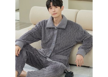 Pyjama Homme Hiver _ Gris