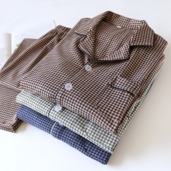 Pyjama Homme Carreaux _ Bleu