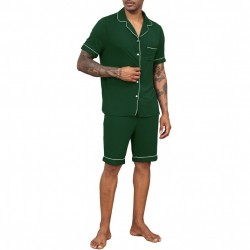 Pyjama Homme Uni _ Vert