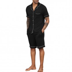 Pyjama Homme Uni _ Noir