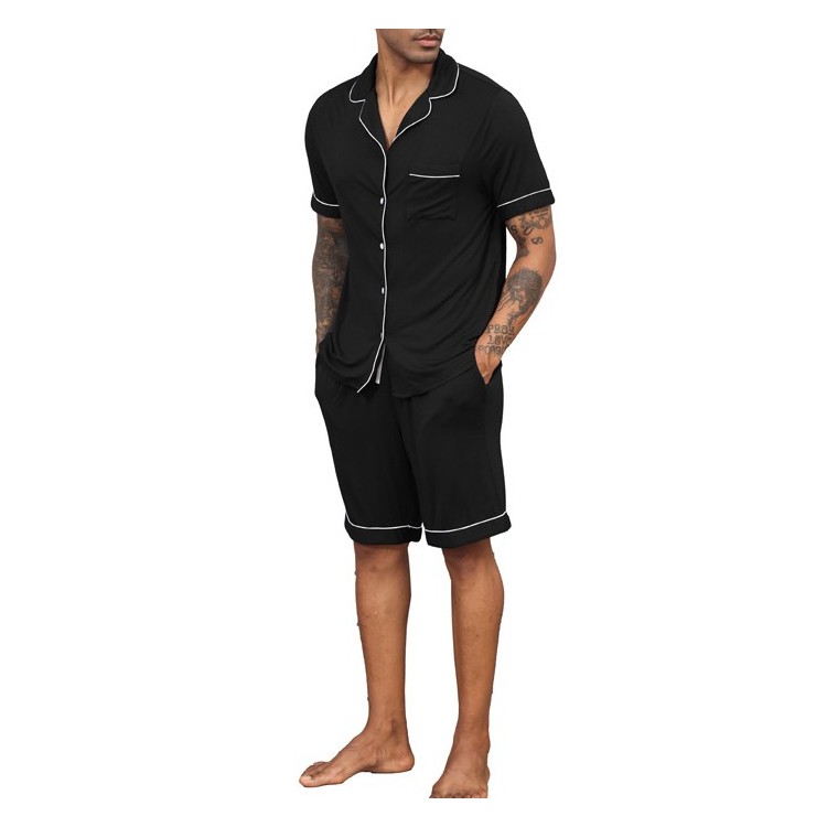 Pyjama Homme Uni _ Noir