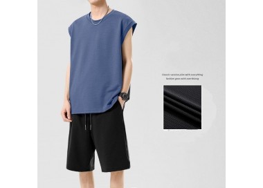 Ensemble Short et Débardeur pour Homme _ Bleu