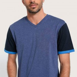 Pyjama Homme Col V _ Bleu