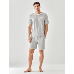 Pyjama Homme Col V _ Gris