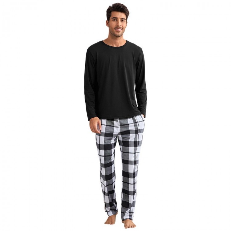 Pyjama Homme Jersey _ Noir