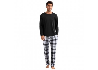 Pyjama Homme Jersey _ Noir