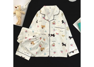 Ensemble de pyjama fille _ Blanc