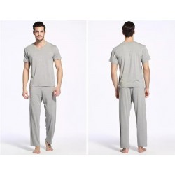 Pyjama T-shirt et Pantalon Homme _ Gris