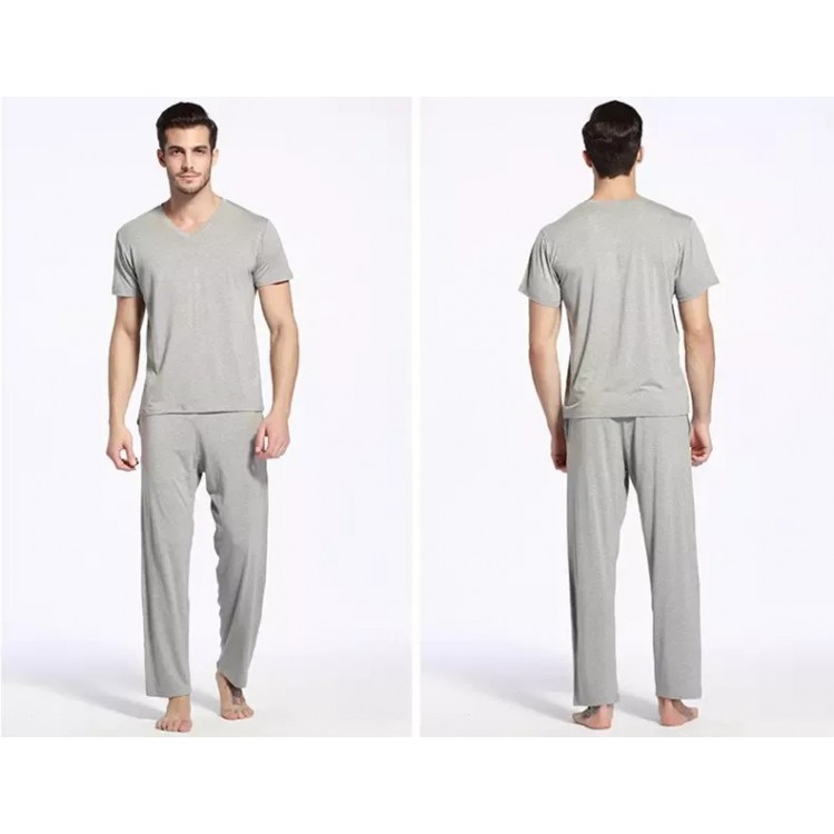 Pyjama T-shirt et Pantalon Homme _ Gris