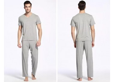 Pyjama T-shirt et Pantalon Homme _ Gris