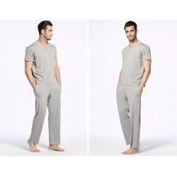 Pyjama T-shirt et Pantalon Homme _ Gris