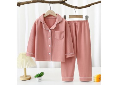 Pyjama fille uni _ Pelure d'oignon