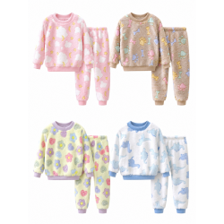 Pyjama Polaire Fille _ Jaune Pastel