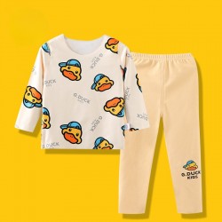 Pyjama fille en velours _ Beige