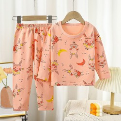 🐰 Pyjama fille imprimé de petits lapins