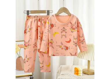 🐰 Pyjama fille imprimé de petits lapins
