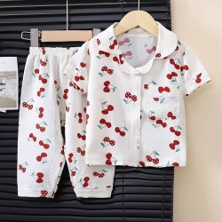 🍒 Pyjama été pour fille – Ensemble léger et fruité