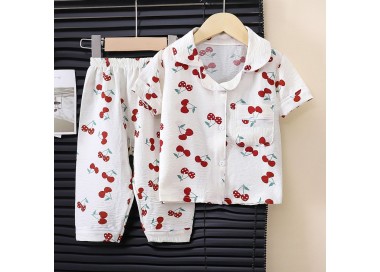 🍒 Pyjama été pour fille – Ensemble léger et fruité
