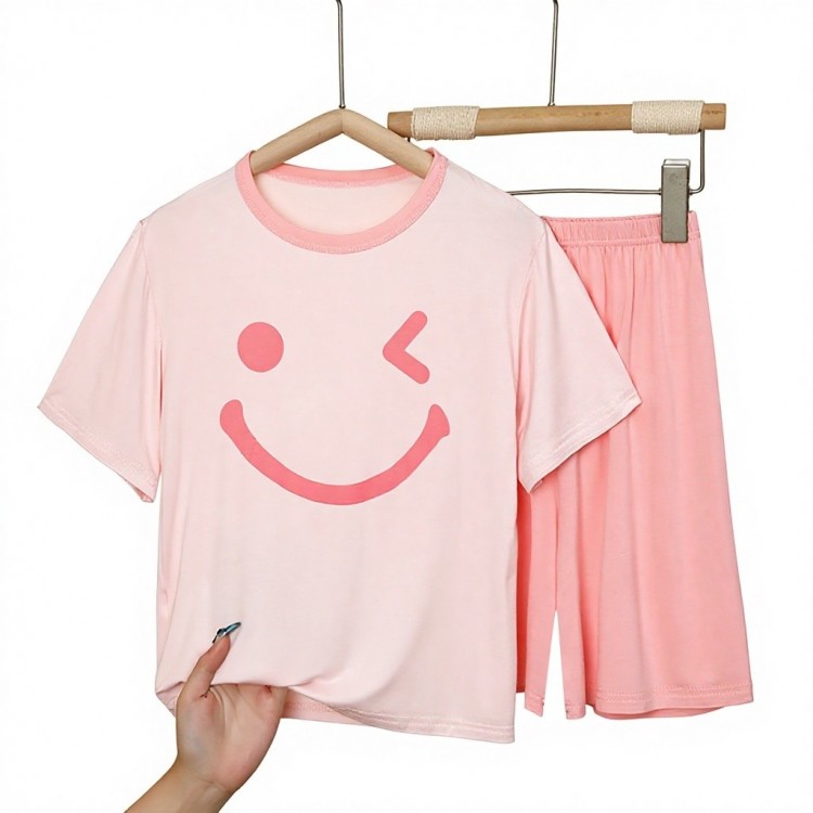 Pyjashort fille _ Rose Pastel