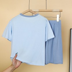 Pyjashort fille _ Bleu